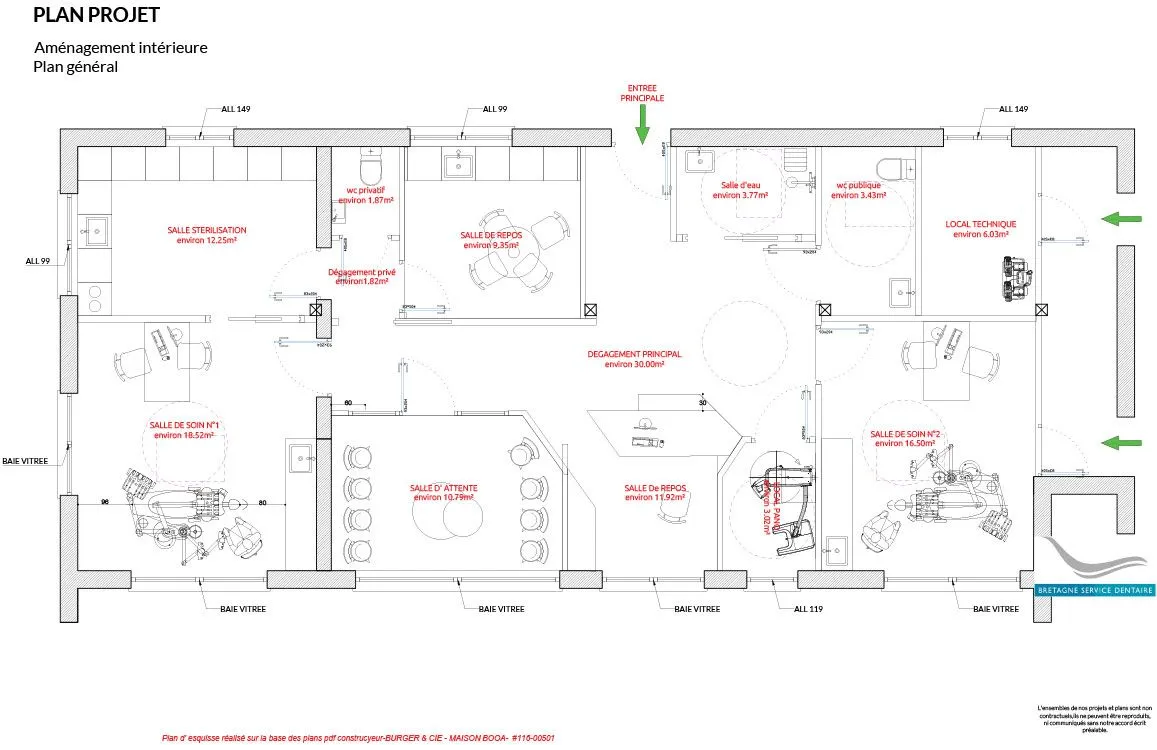 Bretagne Service Dentaire Materiel Dentaire Rennes Creation Reamenagement Modification Des Plans Pour Cabinet Et Clinique Dentaire 1